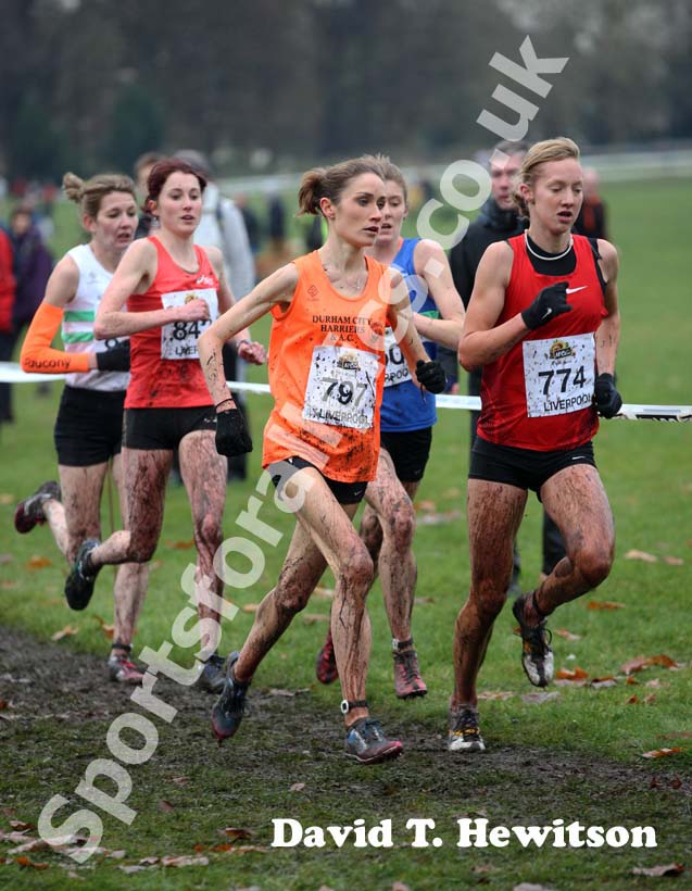 797 Rosie Smith (Durham City) and Emma Pallant during the 2012 McCain Liverpool Challenge.